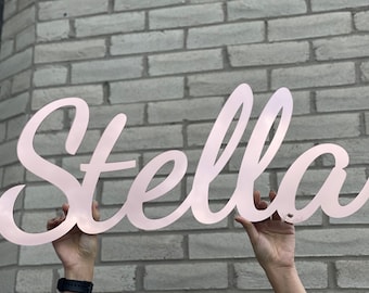 Name cut out | custom name sign |Nursery Sign |Acrylic name | Custom Sign | Wall Décor| Word Art | Wall Art | Laser Cut Name