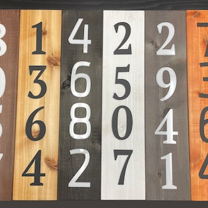 Address Sign, Modern Plaque | Wooden Sign| Wooden Address| Custom Address Sign| Wooden Numbers| Rustic Sign| Custom Wooden Sign| House Sign