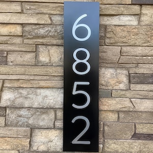 Address Sign, Modern Plaque | Aluminum Sign| Custom Address Sign