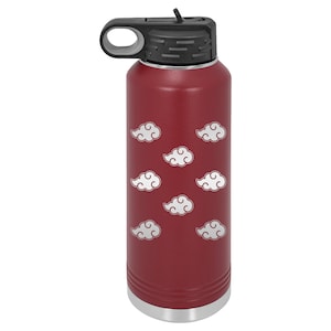 Anime 40 0z Engraved Water Bottles With Straw, Personalized Insulated, Name, Custom Water Bottle, Wedding Water Bottle