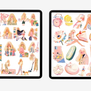 Vanilla Girl Goodnotes Sticker, That Girl Goodnotes Sticker, Digital ...