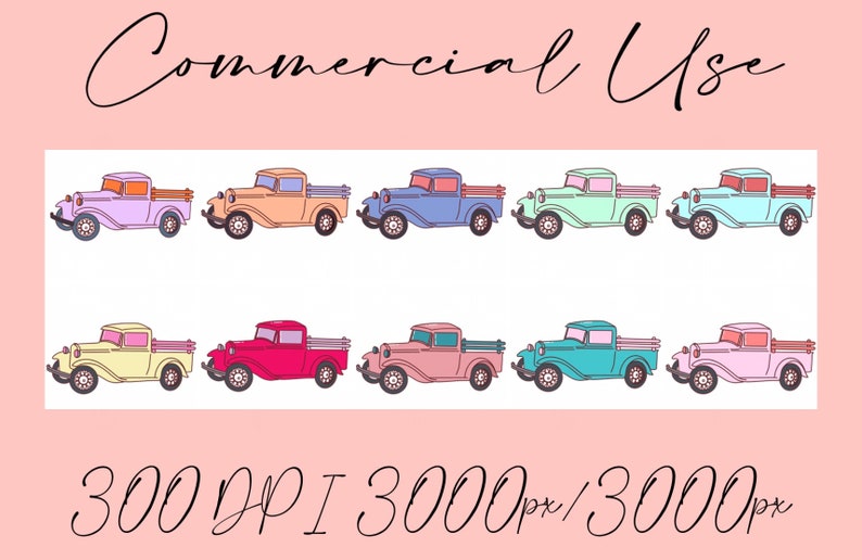 Truck Clipart, Retro Clip Art, Truck Png, Vintage Car Clipart, Oldtimer ...