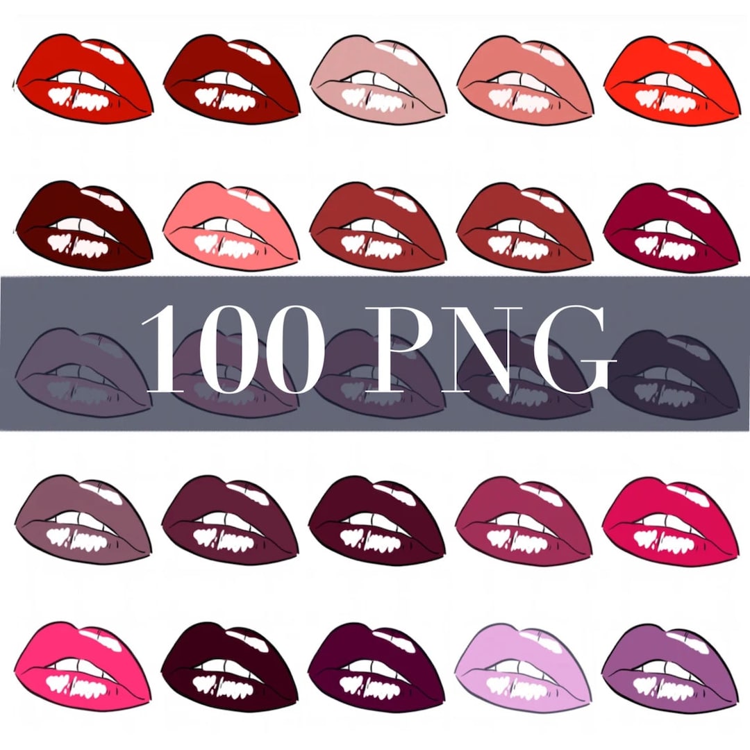 Lips Clipart, Lips Clip Art, Lips Png, Lips Svg, Lips Sublimation, Lips
