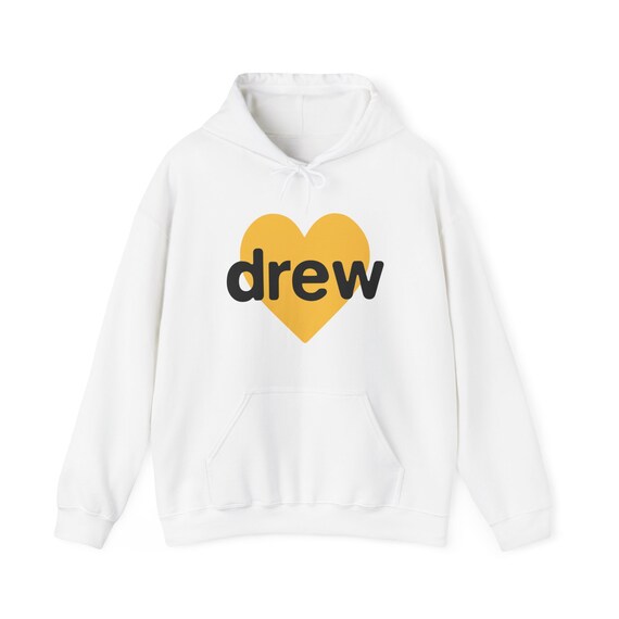 Drew House Heart Logo Hoodie Unisex Streetwear Sweatshirt Etsy