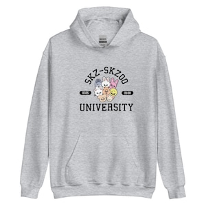 Maglietta Stray Kids Stile Harajuku Con Motivo SKZOO, Unisex Taglio Comodo
