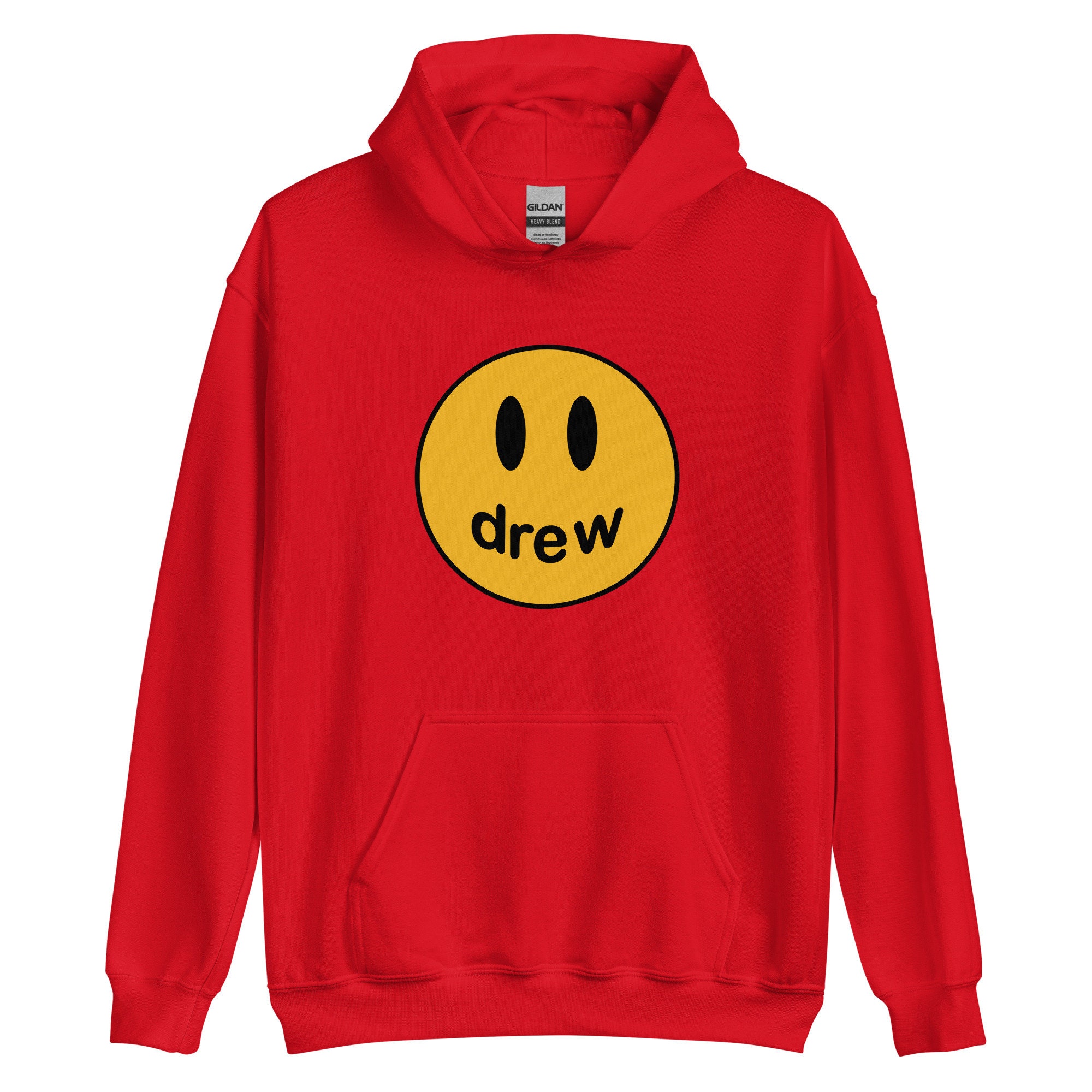 Drew House Smiley Hoodie Unisex Streetwear Sweatshirt Etsy