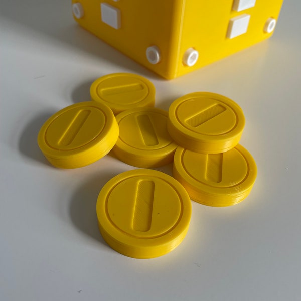 Super Mario-Inspired Gold Coin Containers - Twist-Open, Small Item Storage