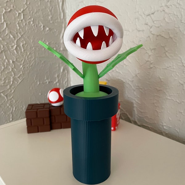 Piranha plant with Pipe | Mario | 3D Print