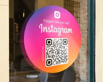 Instagram Follow Us Stickers - Suivez-nous sur Instagram Stickers avec QR Code