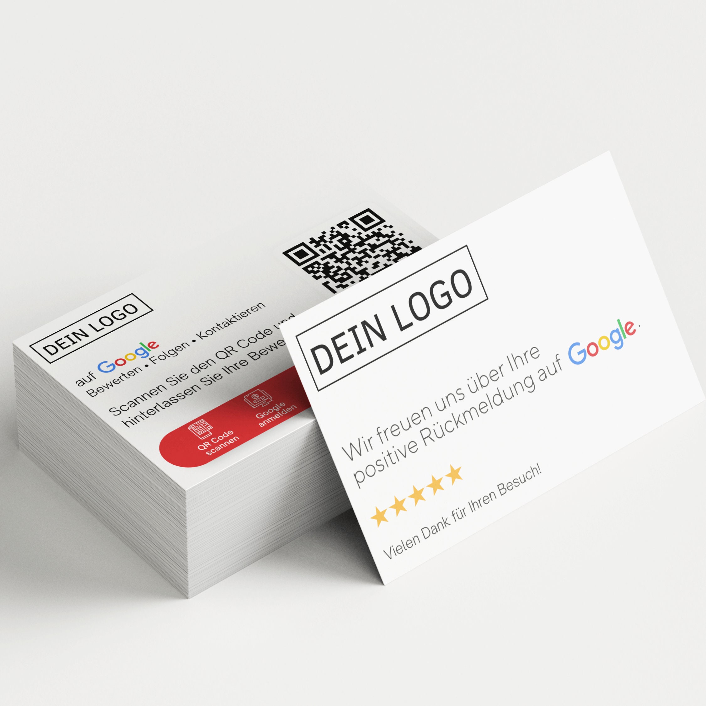 Printed Review Cards for Google Get More Reviews Customized - Etsy