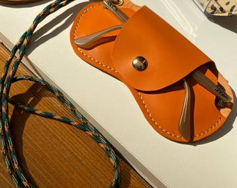 Personalized Leather Glasses Case – Handmade & Custom