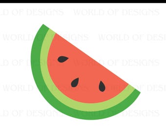 Watermelon Fruit SVG, cute watermelon digital file, Simple Melon Fruit svg, png, ai, pdf, jpg, digital download, instant download