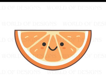 Orange Slice Fruit SVG, Summer Design (jpg, svg, png, ai, pdf)
