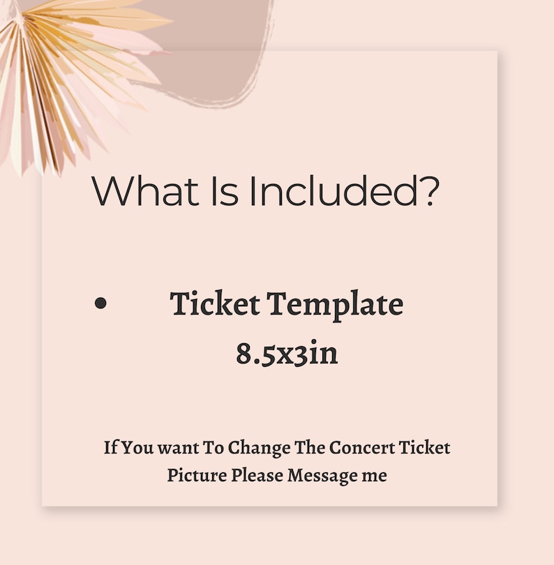 Surprise Pink Summer Carnival Tour 2024 Ticket Stub. Keepsake or Ticket Gift, Pink Ticket Template Instant Download image 3