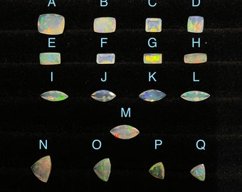 Ethiopian Opal Loose Emerald, Trillion, Marquis, Cushion Cut
