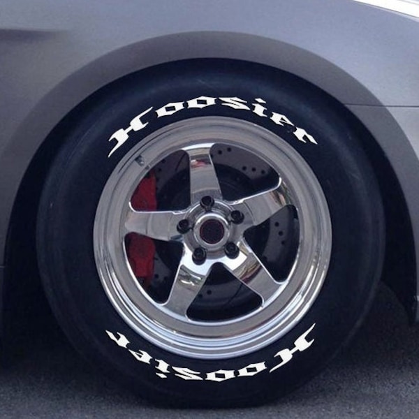 Hoosier Tire Decal Etsy UK