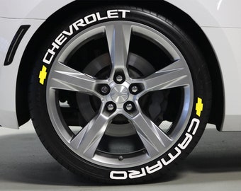 Tire Lettering Chevy Camaro Tire Decals