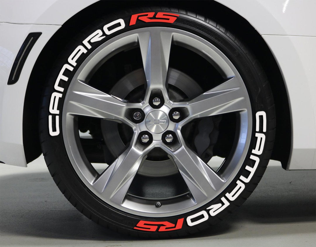 Tire Lettering Camaro RS Tire Decals Etsy