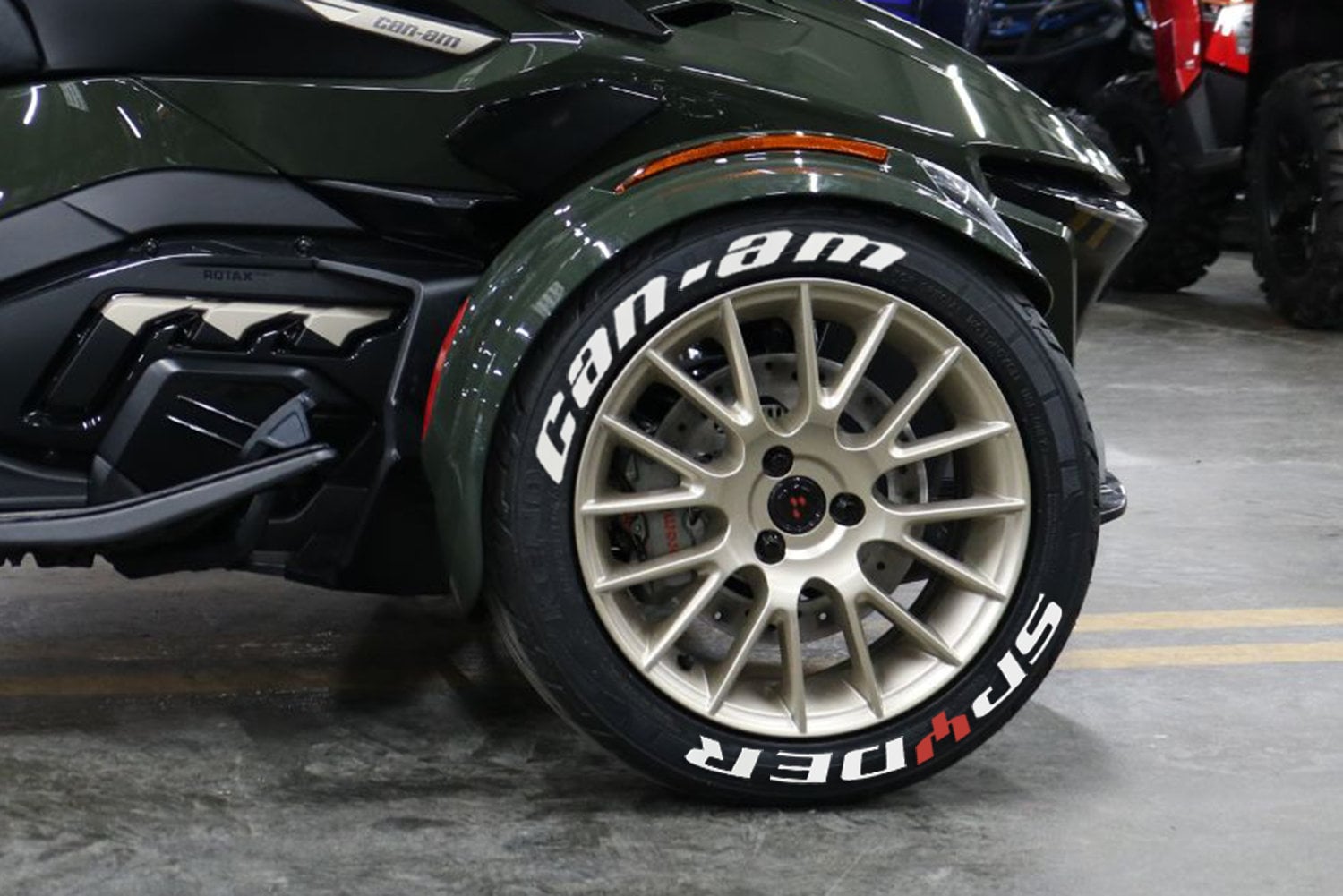 Tire Lettering Canam Spyder Tire Decals Etsy