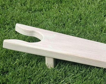 Stiefelknecht aus Esche – handgefertigt aus Massivholz | Holz Stiefelknecht robust & stabil | Schuhanzieher Holz | Handmade Unikat