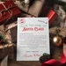 DIGITAL Customizable Letter From Santa Template - Edit Yourself - Etsy