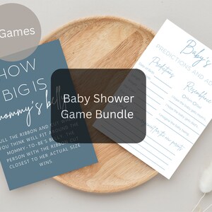 Downloadable Blue Baby Game Bundle Gender Neutral Minimalist Design