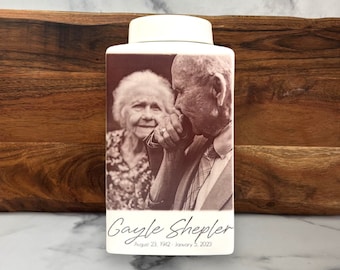 XL Urn, personalized urn for human ashes. Adult sizes.