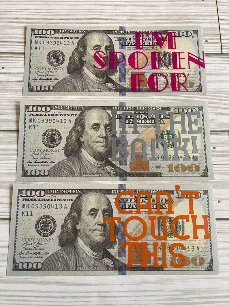 Prop Money Placeholder Etsy