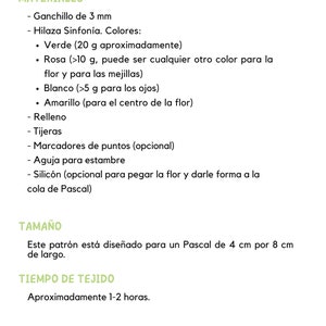 Pascal PDF Pattern | Pascal PDF Pattern | English & Spanish image 9