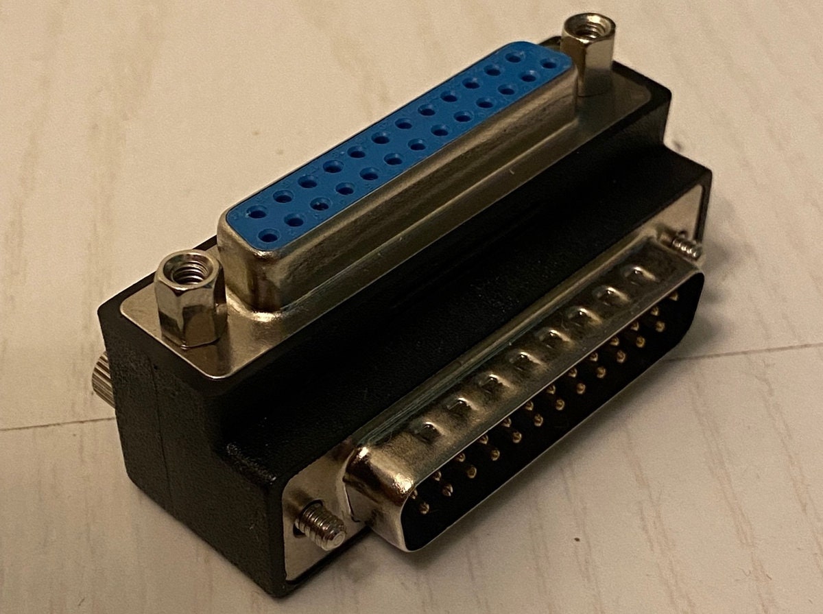 Rightangle Scsi DB25 DB25 Adapter for Macintosh External Scsi Adapter