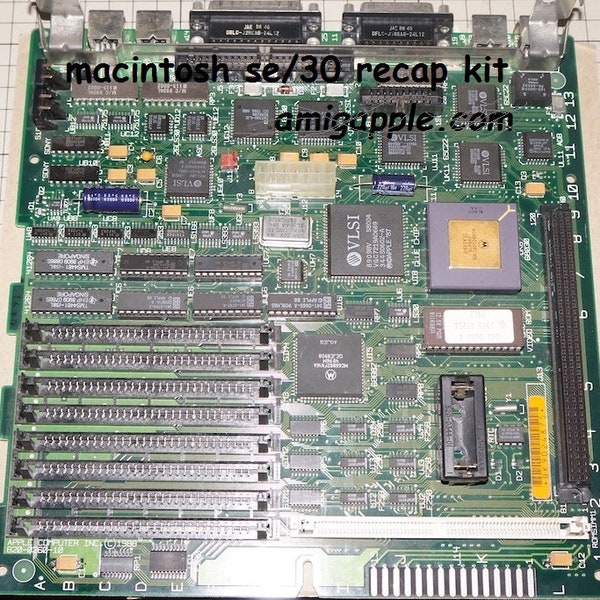 Macintosh se/30 Capacitor Kit, macintosh se 30 recapping kit, macintosh se/30 recap kit