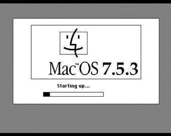 Apple Macintosh classic SE plus, system 7.5.3 50pin SCSI Macintosh 1gb Hard Drive image file for BlueSCSI adapters - apps games