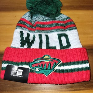 Minnesota Wild New Era NHL Green & Red  Beanie. NWT