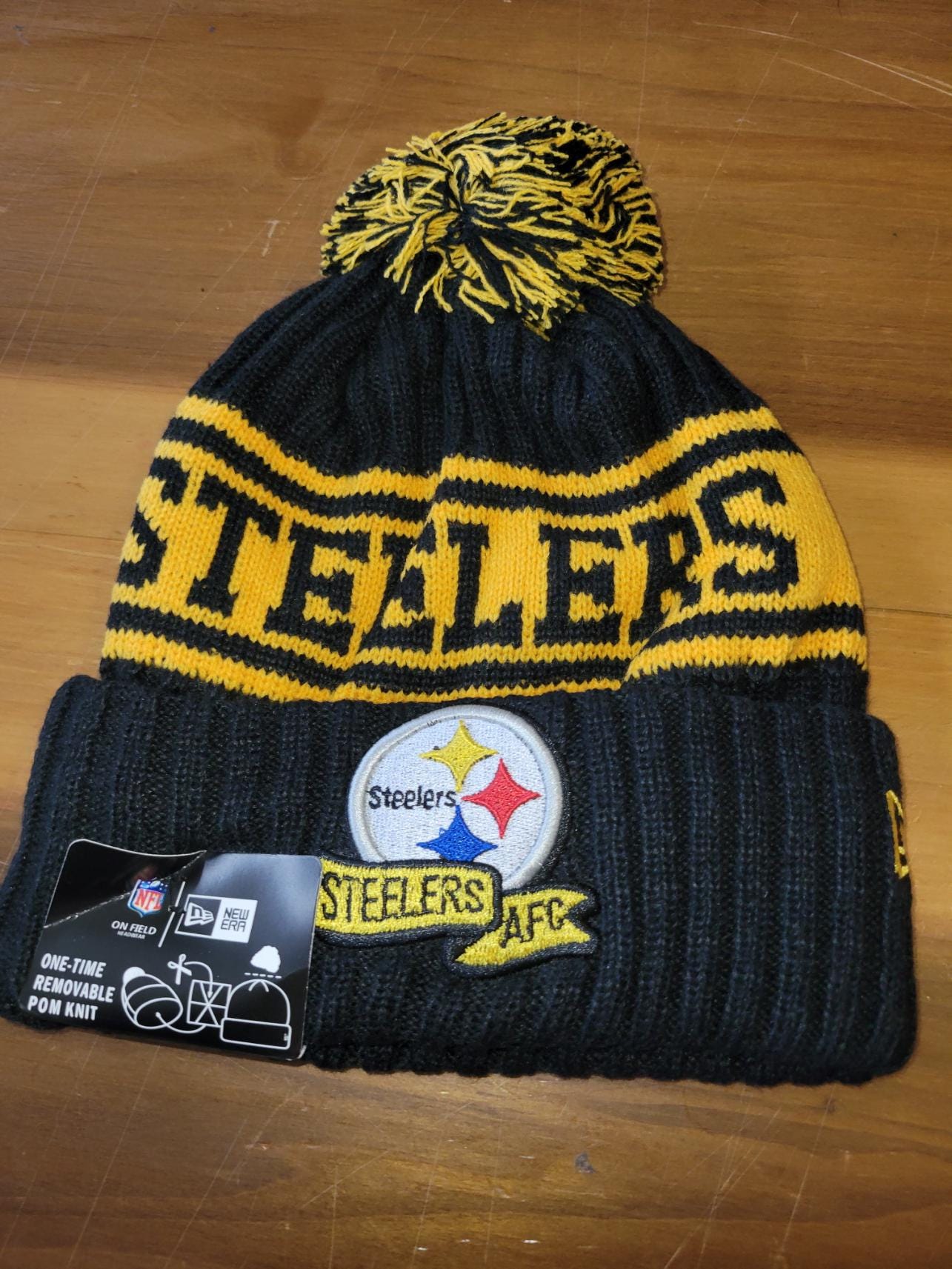 Steelers Beanie Black Etsy