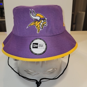 Minnesota vikings NFL New Era Purple Bucket hat. New