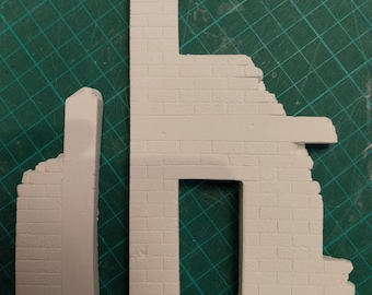 FoG Models 1/35 scale Ruined building walls #1