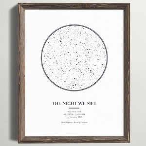 Cartes d'étoiles du zodiaque personnalisées, impressions d'art du ciel nocturne pour les observateurs d'étoiles, décoration murale céleste, anniversaire personnalisé et décor de cadeau d'amant d'astrologie