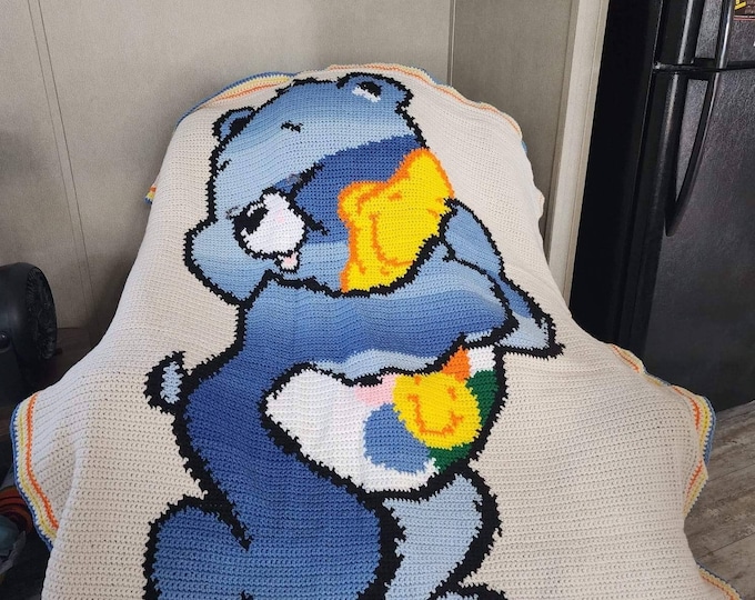 Care Bear Blanket Etsy