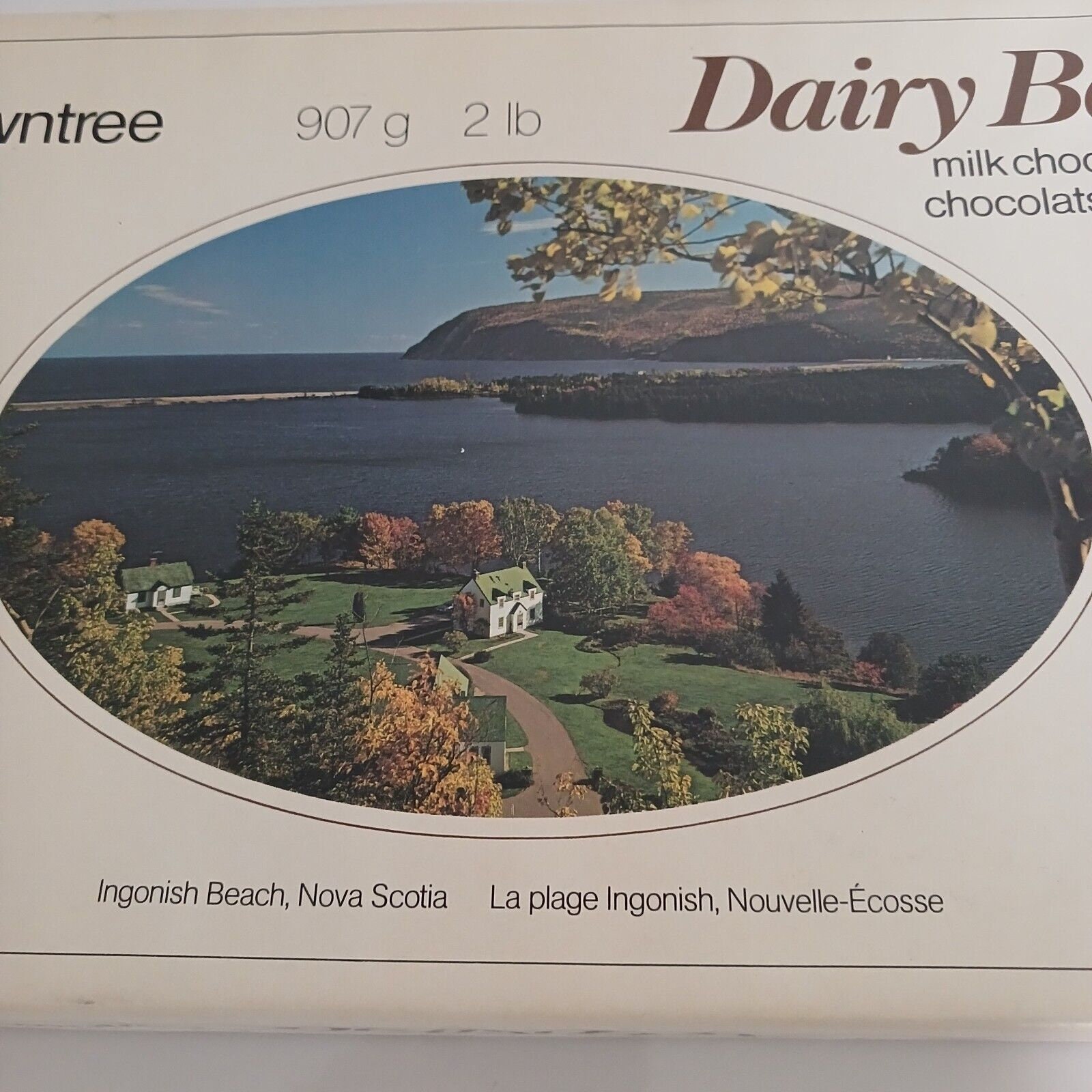 Vintage Rowntree Cardboar Dairy Box Chocolates Ingonish Beach Nova ...