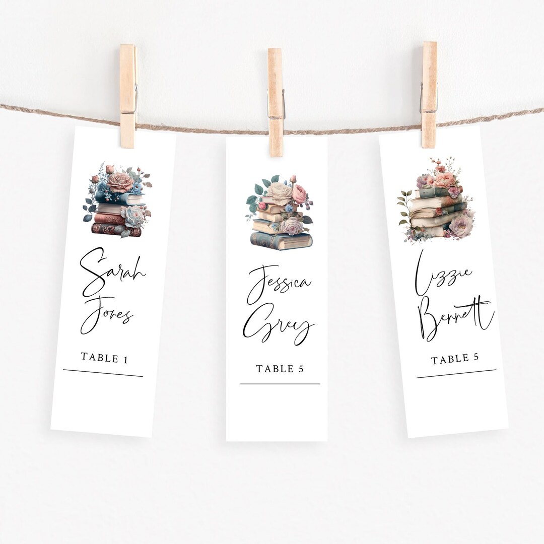 Book Wedding Seating Chart Template Floral Book Seating Chart Book