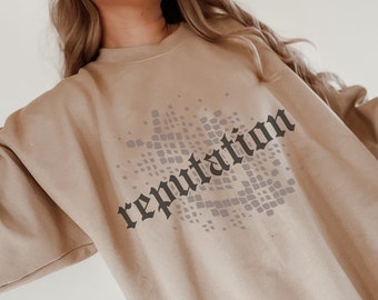 Reputation Snake Graphic Sweatshirt: Oversized Concert Crewneck
