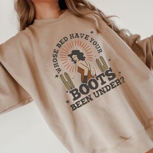 Vintage Inspired Western Crewneck Lets Go Girls Bachelorette Party Shirt 90s Country Shirt Vintage Concert Tee Queen Of Me Retro Western