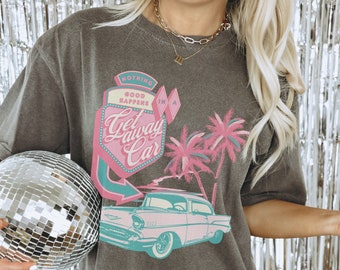 Getaway Car Comfort Colors Tshirt TS Reputation Shirt Vintage Inspired Concert Tee Trendy Aesthetic Tee Pop Music Merch Retro Style Tshirt