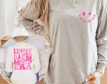 ダンスママエラ 長袖 コンペティションダンスママ ダンスママTシャツ ダンスママクルー ダンスママへのかわいいギフト ダンスママシャツ ダンスジャケット