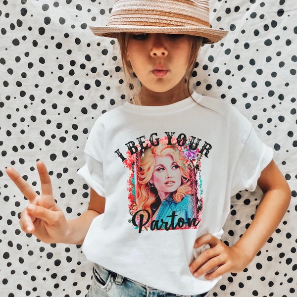 Dolly Kids Camisa En Dolly Confiamos en Dolly Camisa Retro Niños Ropa Rosa Niñas Camisa Western Kids Regalo Western Kids Ropa Yeehaw Camisa Juventud