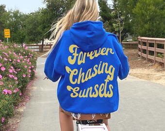 Lets Watch The Sunset Hoodie Oversized Beach Hoodie Coconut Girl Hoodie Siesta Beach Hoodie Beach Bum Shirt Summer Vibes Hoodie Wavy Design