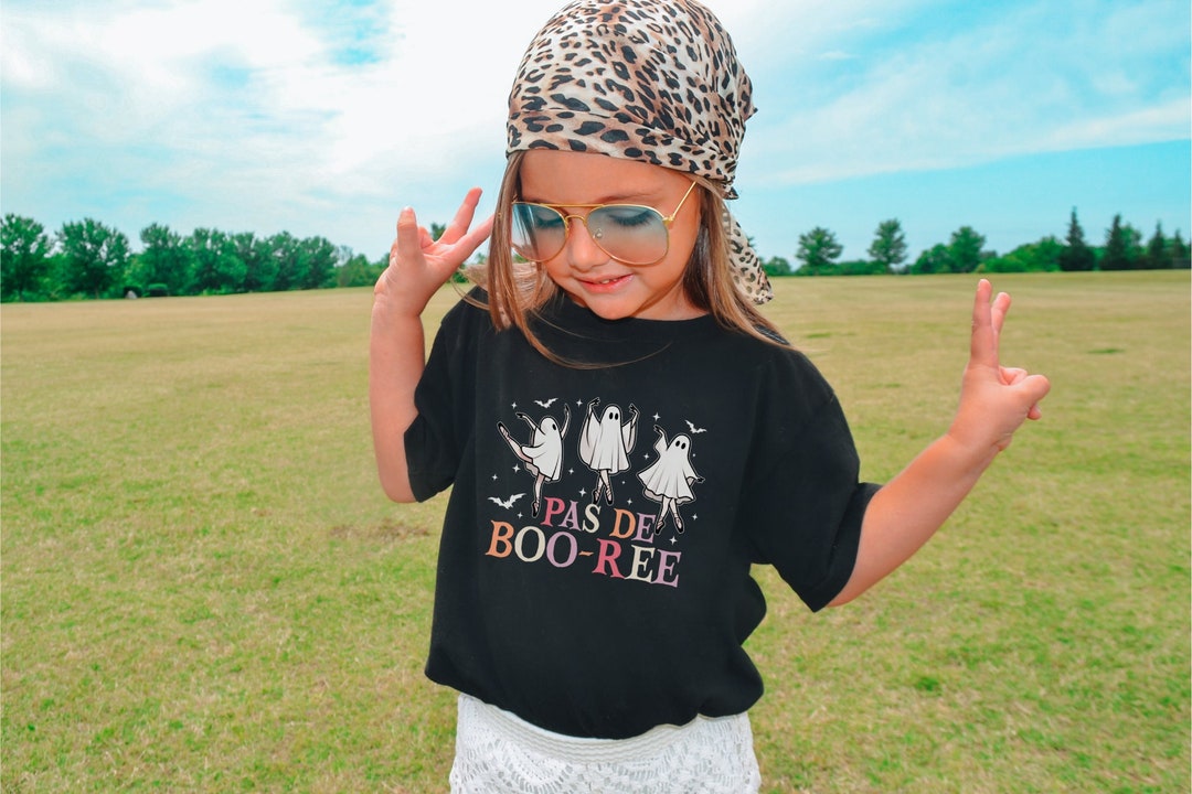 Tee Ree Pas De Boo-ree Ghost Tshirt Cute Ghost Tee Halloween Dance Tshirt ...