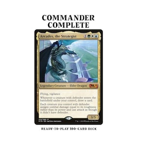 Arcades, de strateeg WALLS TOUGHNESS Matters Magic Mtg Custom Commander Deck