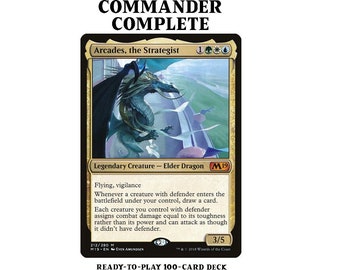 Arcades, the Strategist WALLS TOUGHNESS Matters Magic Mtg Custom Commander Deck
