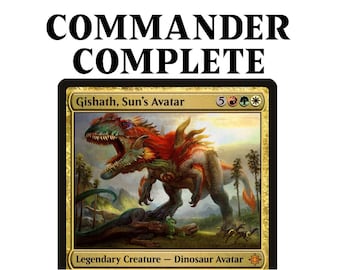 Gishath, Sun's Avatar DINOSAUR Tribal Magic MTG Custom Commander Deck